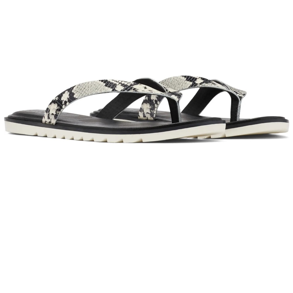 Sorel Ella ll Snake Embossed Women’s Flip Flops